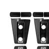 8Pcs Engine Hood Hinge Cover Sturdy Decoration Replaces for JK 2007-2017 Easily Install Stylish
