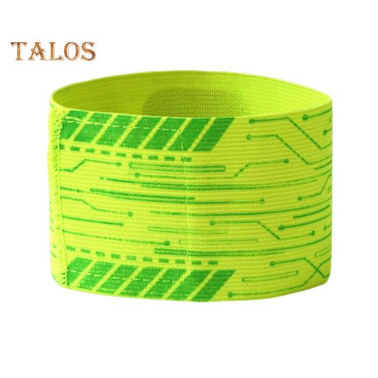 Soccer Captain Armband with Adjustable Fastener Tape Vibrant Color Football Arm Band Elastic Captain Arm Band Team Accessories