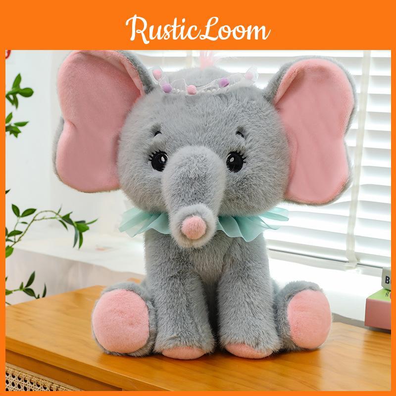 Lovely Plush Elephant Toy Cute Cartoon Pp Cotton Filling Children Gift Doll