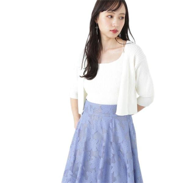 [JILL by JILL STUART] Short Bolero Collar Cardigan
