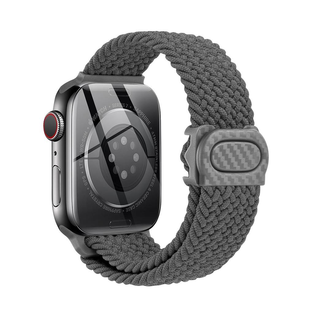 Strap For Apple watch band 44mm 42mm 40mm 45mm 46mm 41mm 49mm Braided Solo Correa Bracelet iWatch 11 10 9 8  7 6 5 4 se Ultra3