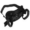 Black Motorcycle Safety Belt Electromobile Rear Seat Safety Strap Handle for Motorcycle Passenger