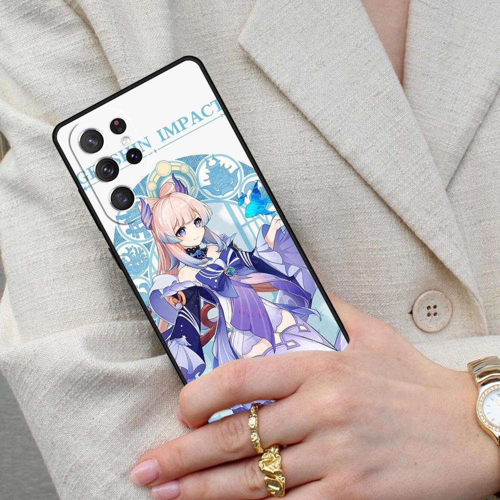 Fashion Genshin Impact Sangonomiya Kokomi Cell Phone Case for Samsung Galaxy S26 Ultra S25 S24 S23 S22 S21 S20 Note10 Cover