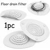 Hair Catcher Shower Drain Cover, Clog-Proof Suction Cup Installation, Sink Filter