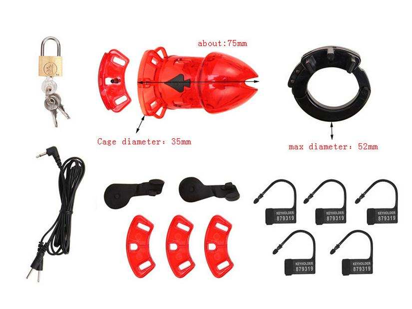 Men's Electric Shock Silicone Chastity Lock CB6000S Alternative