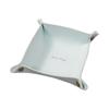1PC PU Leather Storage Box Desktop Tray Jewelry Cosmetic Phone Key Wallet Coin Basket Folding Storage Case Table Organizer