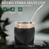 1/2 Pezzi Tazza da Tè Yerba Mate Set di Tazze Yerba Mate in Acciaio Inossidabile 230ml/240ml Tazze da Tè Caffè Tazza da Tè a Doppio Strato per Casa Ufficio
