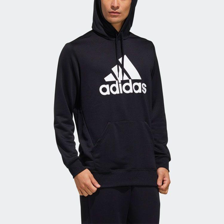 Adidas Sweatshirts Men's Black Hooded Moderate Regular FM5364