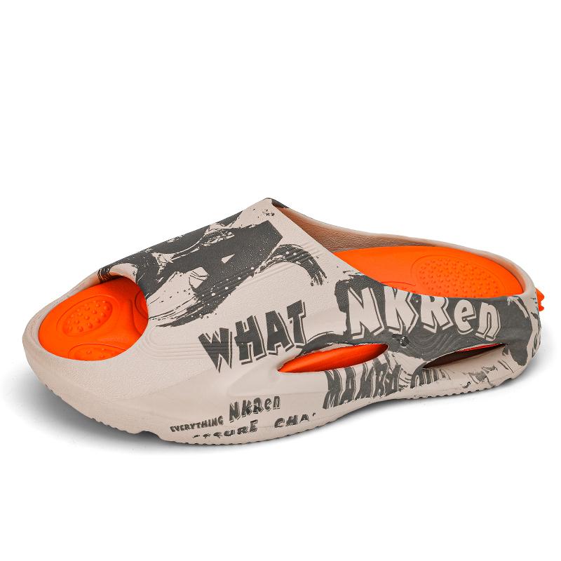 Fashion Outdoor men's beach shoes non-slip slippers Light sandals summer casual sneakers Thick soled indoor home bathroom slippers