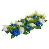 Flower Balls for Wedding Centerpieces Fake Flower Bouquet Blue+White 10PCS