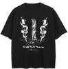 Streetwear Morsom Grafisk T-skjorte Bomulls-t-skjorte Unisex Topper Tees Sommer Kortermet T-skjorte