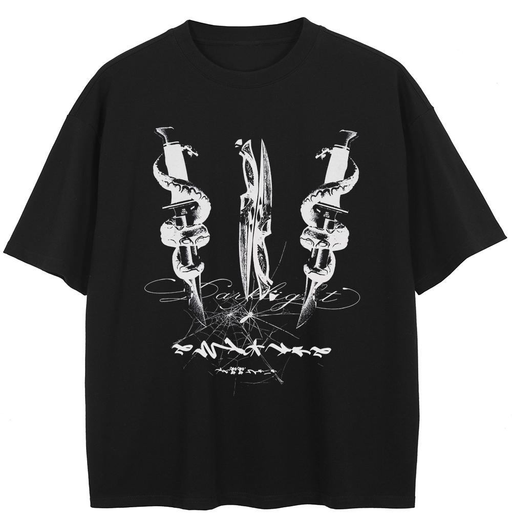 Streetwear Morsom Grafisk T-skjorte Bomulls-t-skjorte Unisex Topper Tees Sommer Kortermet T-skjorte