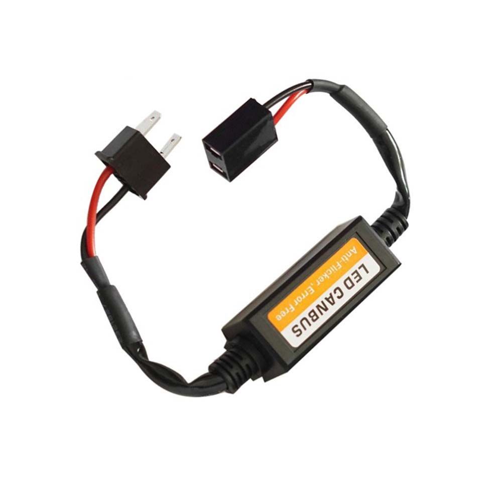 Anti-Flicker Warning Resistor Decoder H7 LED Headlight Decoder H7 Decoder Adapter Error Canceller