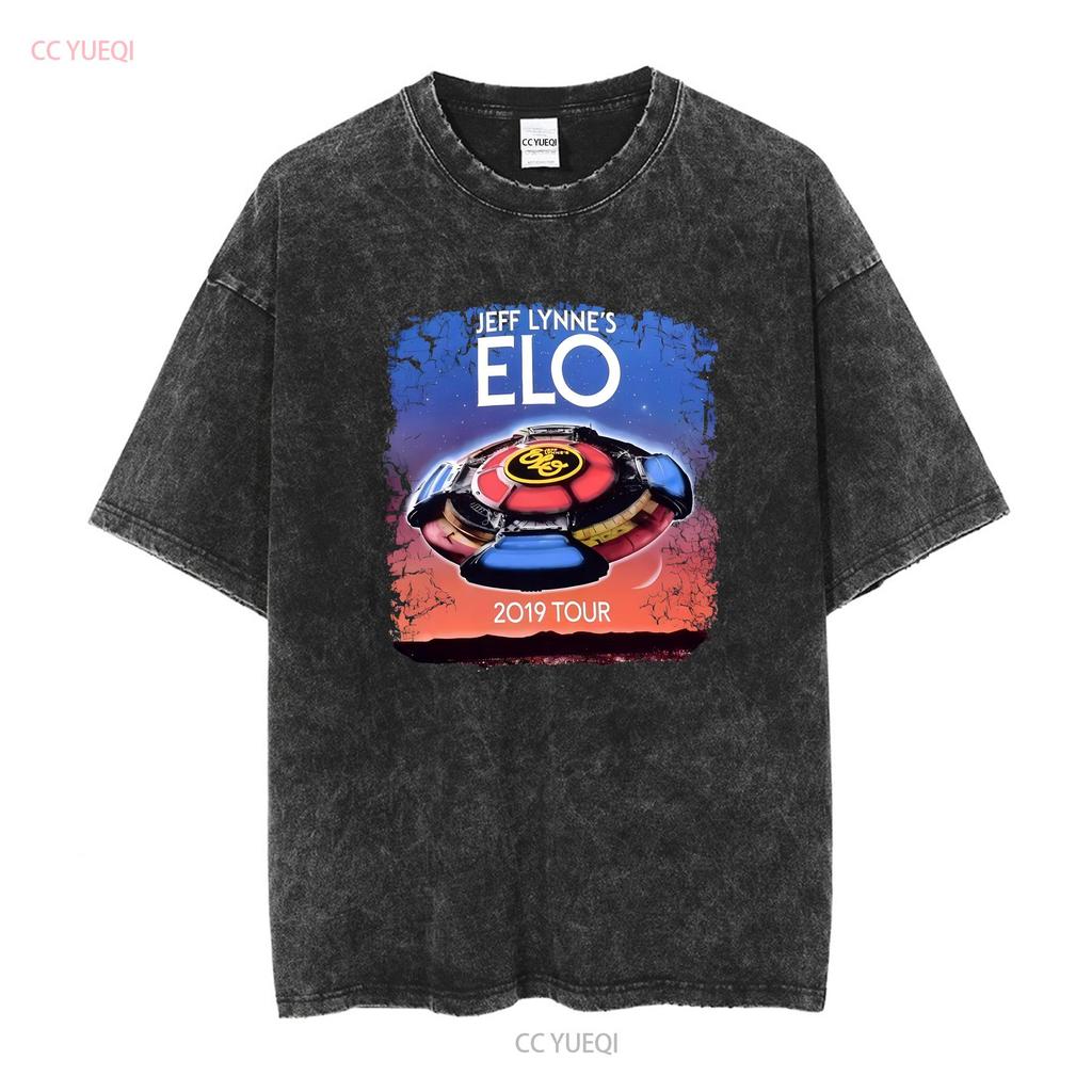 2019 Jeff Lynne S ELO Electric Light Orchestra Tour T Shirt Large Long or Short Sleeves Vintage Washed Fashion