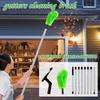 Gutter Cleaner Tool No-Climbing Ergonomic Telescopic Gutter Cleaner Tool From Ground For Branches Debris Sand Garden Farmhouse