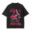 Oversized Washed T Shirts Silent Hill Vintage Cotton T-Shirts Blasphemous Fashion Tee Shirt for Man Summer Y2K Classic Top Tees