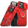 For iPhone 16 Pro Max Plus Magnetic Finger Ring Holder Military Protective Case