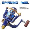 Metal Construction Ice Fishing Reels Mini Size High Speed Fishing Spinning Reel Portable Use Right Left Hand