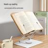 Multi-functional Rotating Wood Grain Reading & Laptop Stand for Kids