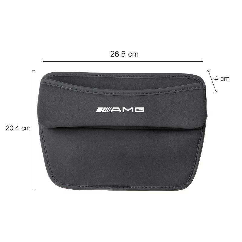 Suede Car Seat Gap Filler Organizer Box Side Storage Bag For Mercedes Benz AMG GLC W203 W206 W220 W205 W211 W212 W201 W210 W108