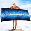 Musical Note Beach Towel Quick Dry Microfiber Absorbent Bath Towel Outdoor Travel Sport Oversized Beach Towels for Adults Kids