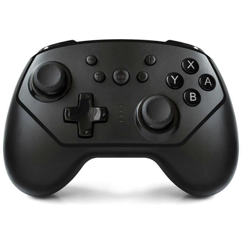 Switch Controller Wireless for Nintendo Switch/Switch Lite, Black Pro Controller with Turbo, Motion, Vibration, and Breathing Light