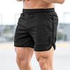 Pantaloni scurti de fitness pentru bărbați, culturism, antrenament de vară pentru bărbați, plasă respirabilă, uscare rapidă, îmbrăcăminte sport, pantaloni scurti de jogging