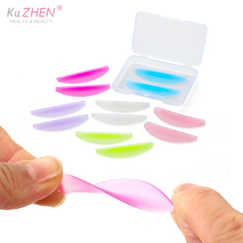 1Pair Silicone Eyelash Perm Pads Lashes Rods Shield Lifting 3D Eyelash Curler Accessories Applicator Makeup Tool