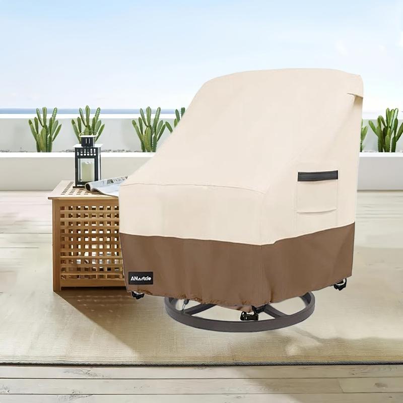 1PC 420D Waterproof Dustproof Chair Protector Quick Installation All Weather Chair Protection Oxford Cloth Chair Cover 84x89x98cm