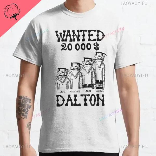 Kreslené tričko Lucky Luke Daltons Retro Tričko Grunge Pánské Oblečení Harajuku Anime Tričko Ropa Hombre Roupas Masculinas Trička