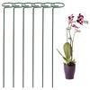 Convenient Plant Stakes for Healthy Growth 6 Pieces with Clips Prevent Plant Topples and Tangles 25 40 45cm Length