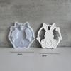 Easter Wall Decoration Irregular Circular Rabbit Silicone Mold DIY Flower Wreath Bunny Hang Tag Gypsum Ornament Resin Mold