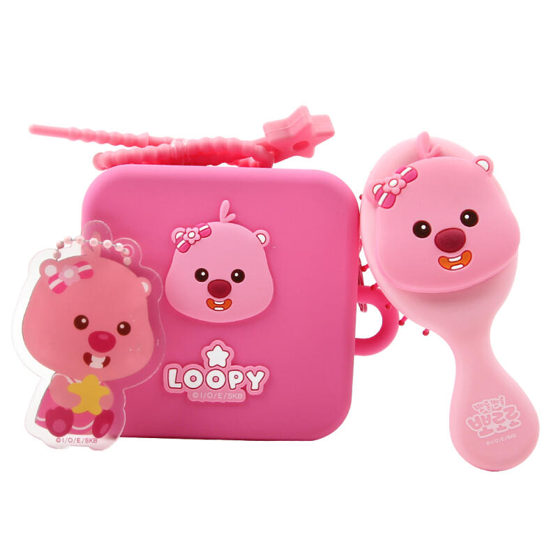 Zanman Luffy Beauty Piuchi Character Comb Mirror Set