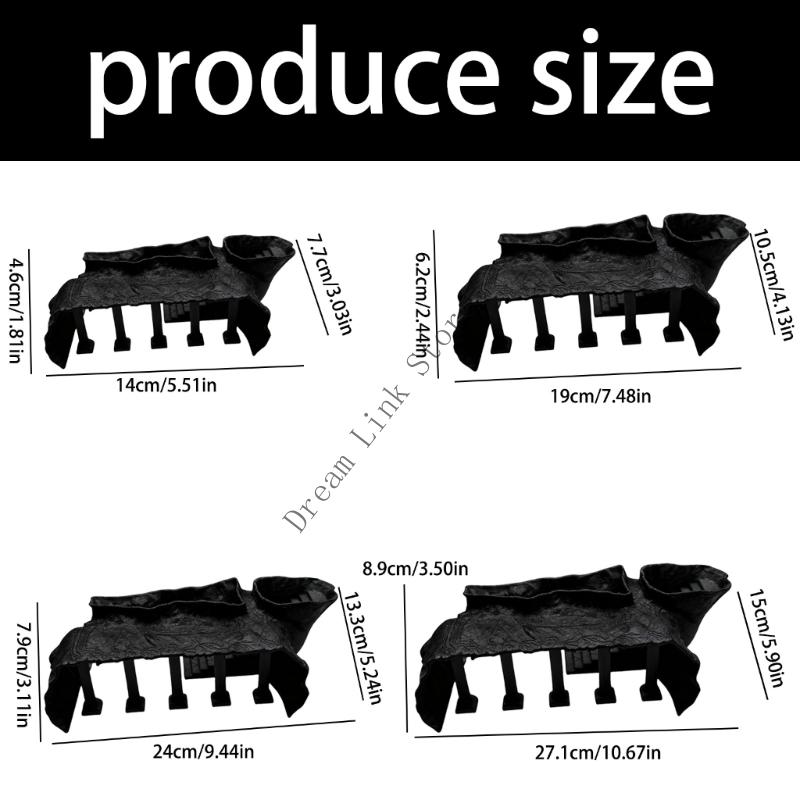 Q1FD Aquarium Decors Fish Tanks Decoration Betta Fish Tanks Accessories Plastic Palaces Ornament for Cave Hide Decorations