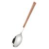 High Quality Stainless Steel Cutlery Flatware with Wooden Handle for Camping