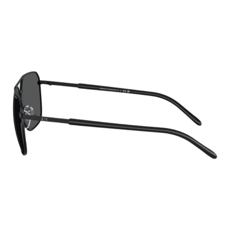 Emporio Armani Original Design Metal Pilot Sunglasses Men Sunglasses Matte-Black 0AX2057S-600087