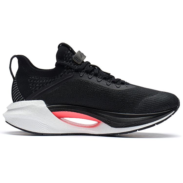New LINING Jueying Essential Running Shoes Men Low Top Black/Silver/Pink/Purple ARRS007-1