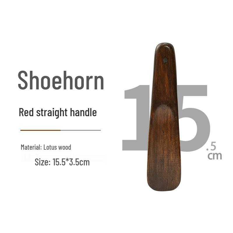 

Long Handle Wooden Shoehorn for Pregnant Women & Elderly - Easy Shoe Wearing Aid
