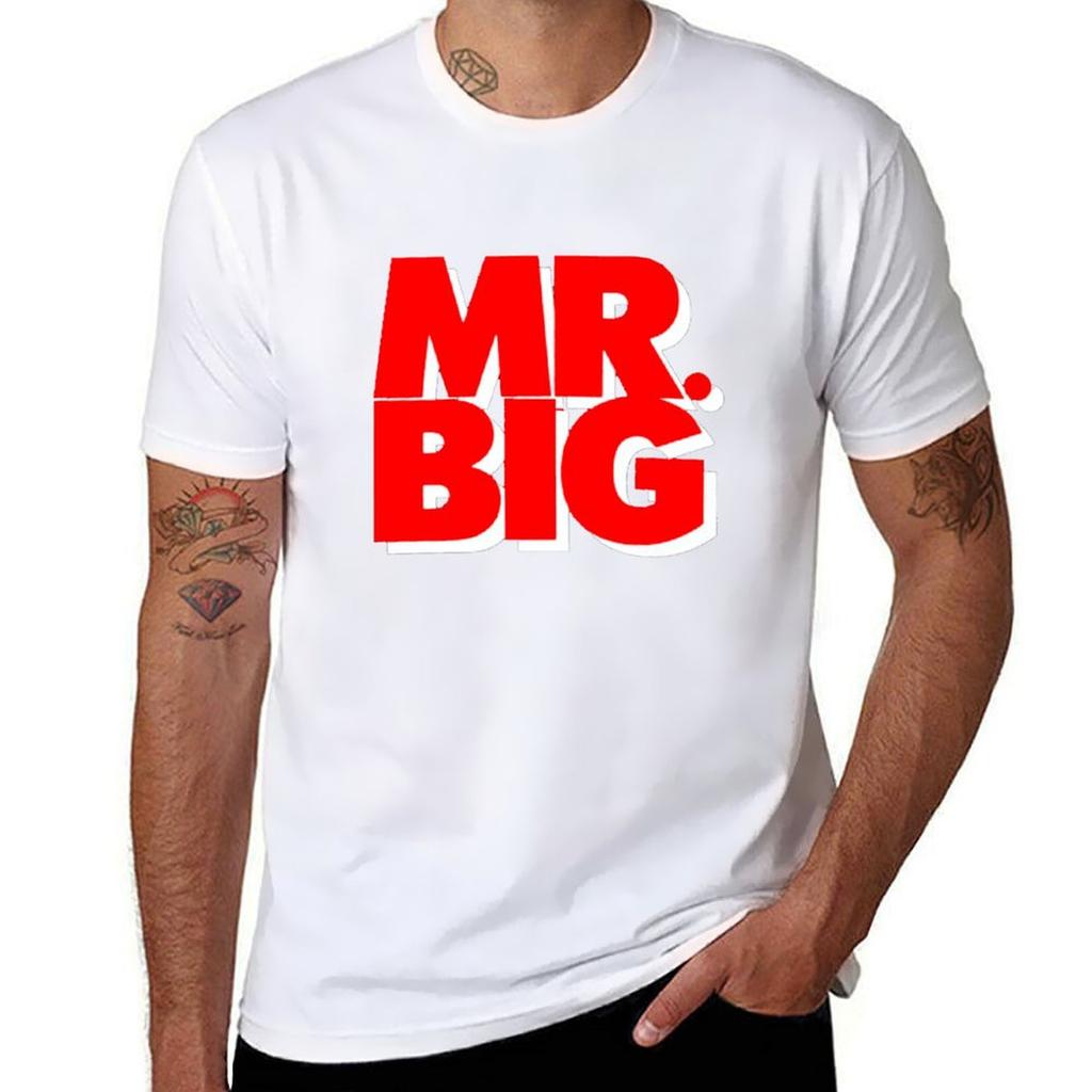 Best Selling Logo Mr Big Rock Band Tshirt Daily Wear Plain Short Sleeve Shirt Tshirt