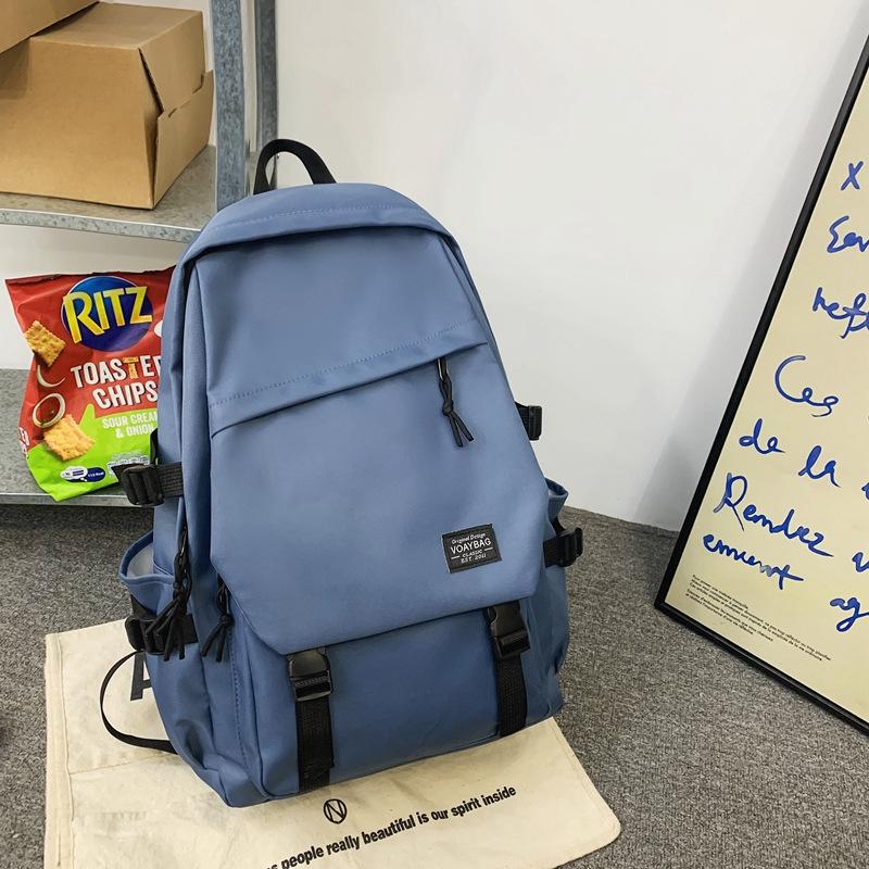 Backpack Simple Female College Student Versatile Large Capacity Computer Travel Backpack Female Junior High School Student School Bag