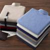 High lapel cashmere sweater men's new loose warm sweater wool sweater inside
