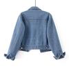 2025 Korean Style Slim Fit Women's Short Denim Jacket for Spring/Autumn – Versatile Casual Top