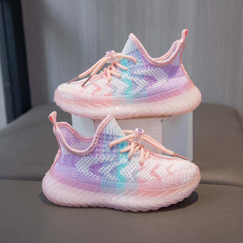 2025 Kids' Breathable Mesh Sneakers: Spring/Autumn Soft Sole for Boys & Girls