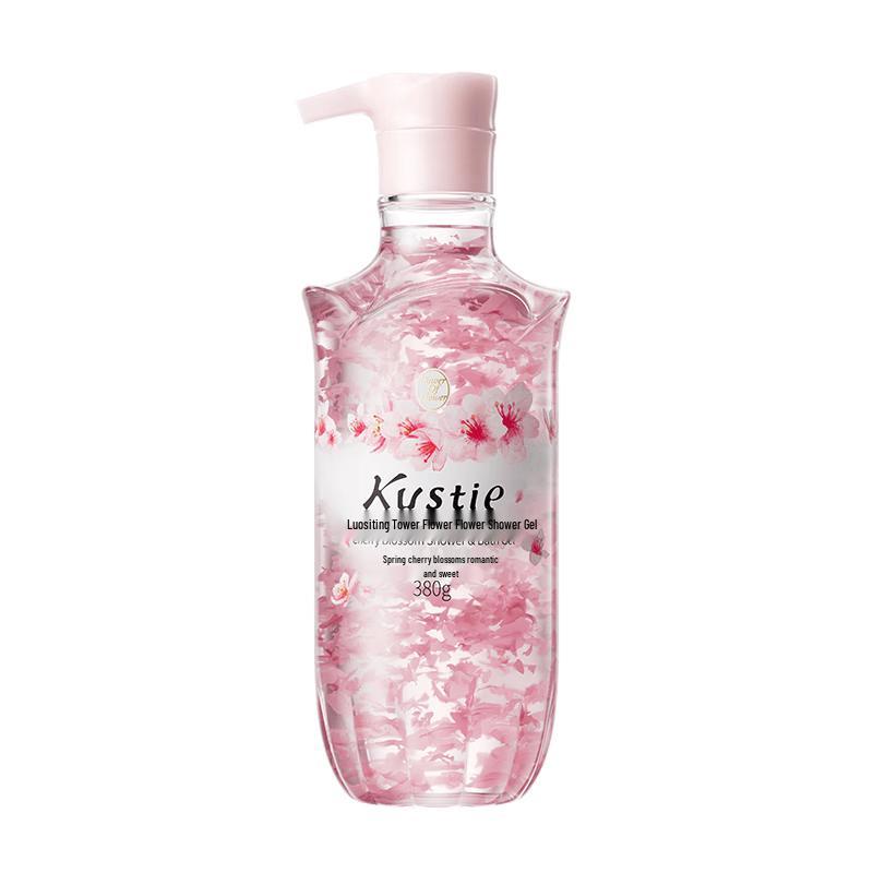 Kustie Real Sakura Petal Shower Gel