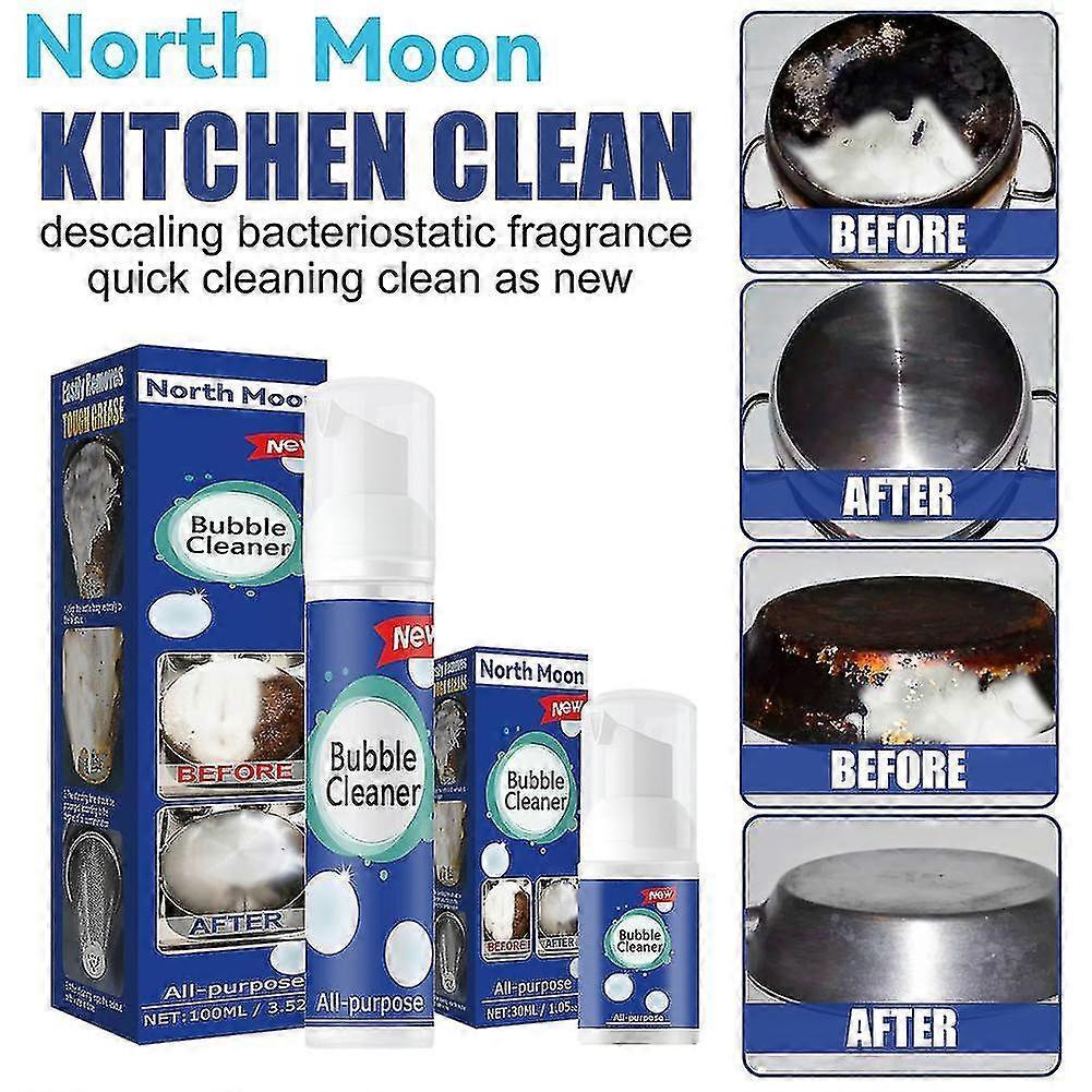 Powerful Cleaning Bubble Cleaner Spray Foam Kitchen Grease Dirt Removal - RIpj