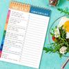 Weekly Meal Planner and Grocery List - 50 Undated Sheets Planning Pad for Organized Daily Menu, Tear-Off Notepad for Convenient Shopping