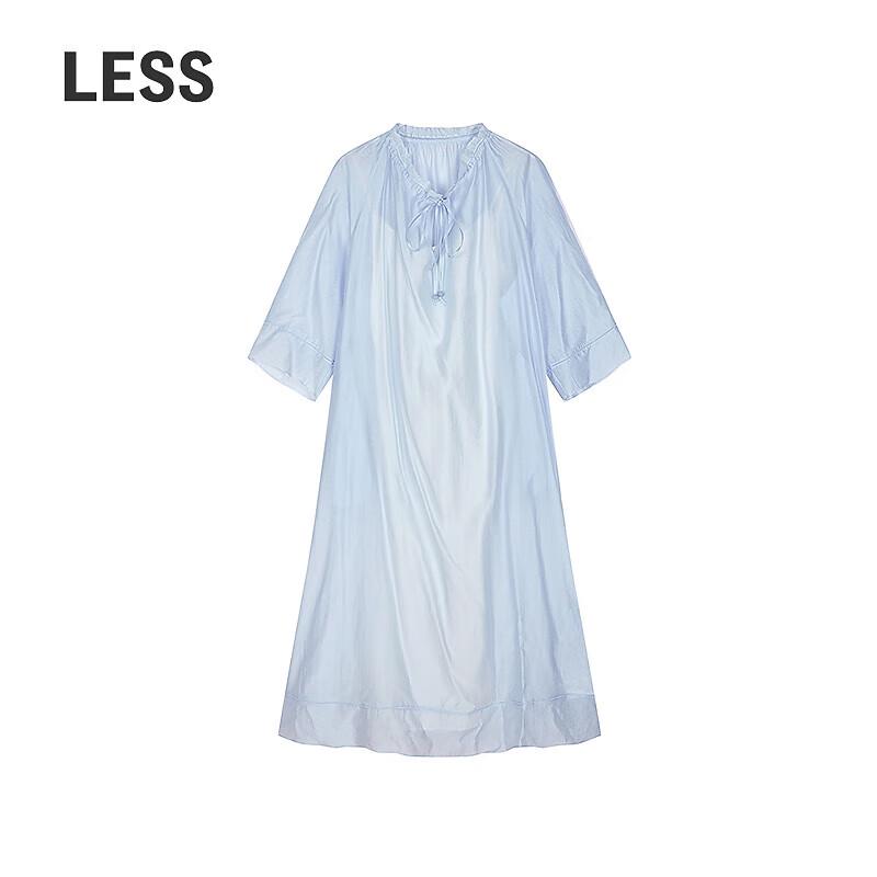 

LESS 2025 Summer Elegant Half-Sleeve Dress XS