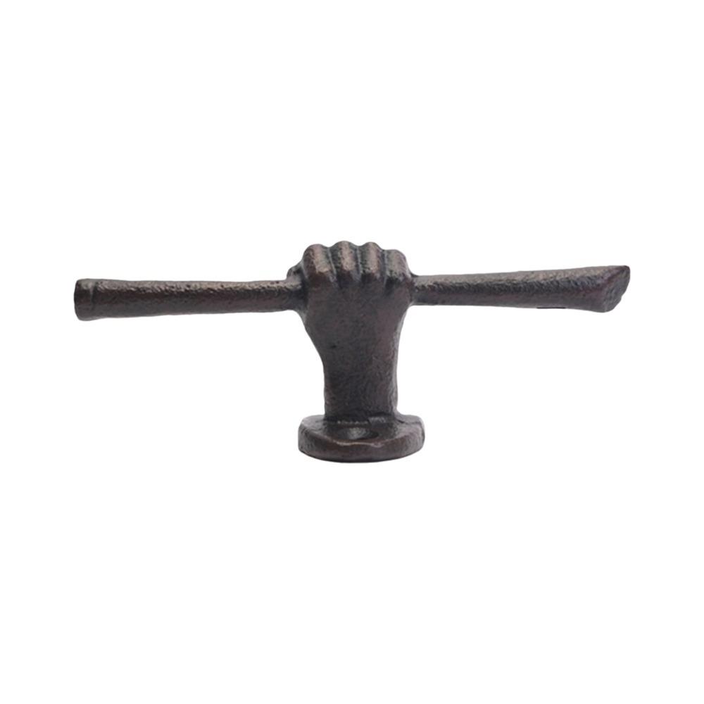 

Iron Muscle Arm Hook Wall Mounted Key Hanger Creative Hand Shape Holder Hats Stick
