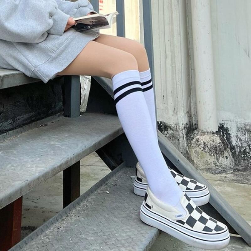 

Women s Preppy Dangara Solid Half Socks A33746_Gray