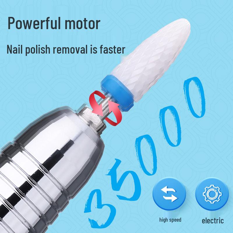 Tragbare USB-Nagelfräse 35000 U/Min mit Display & Nagelhautentferner